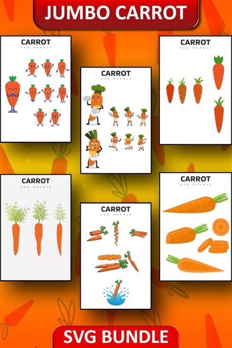 Download 617  Simple Carrot Pattern Design Bundle Pics Files Free PSD Mockups