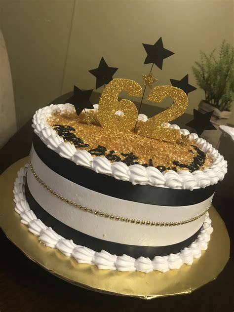 62nd Birthday Cake Table