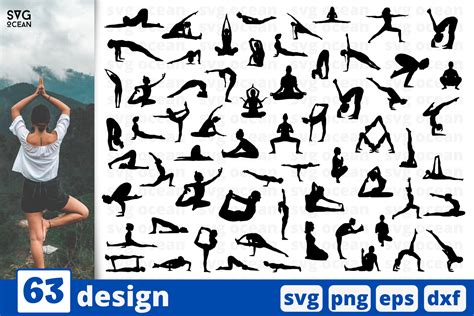 Download 63 Yoga Designs Bundle For Cricut