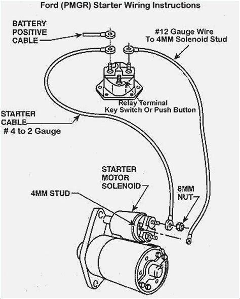 Starter Motor 1965 Chevrolet Wiring Diagram
