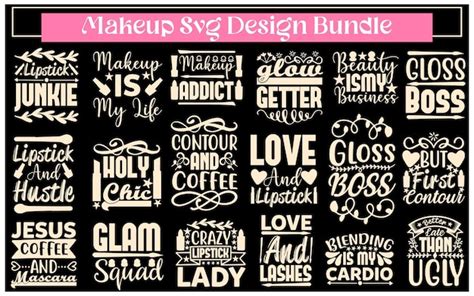 Download 652+ Makeup Quotes Bundle PSD Files