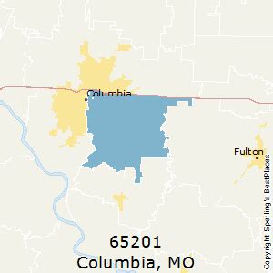 65201 Zip Code Map