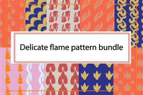 Download 661+ Delicate Flame Pattern Bundle SVG Printable
