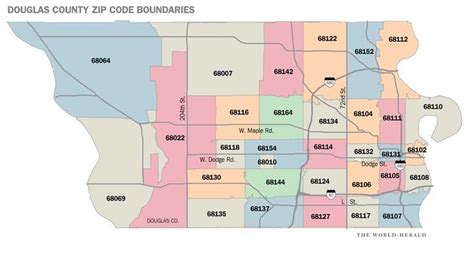 Printable Map Of Omaha With Zip Codes Free Printable Maps