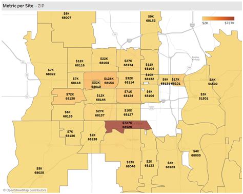 68164 Zip Code Map