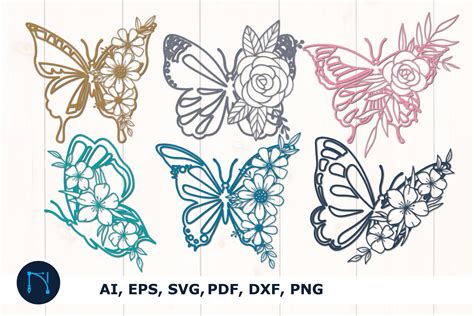 Download 684+ Butterfly Patterns Design Bundle Background Cut Files