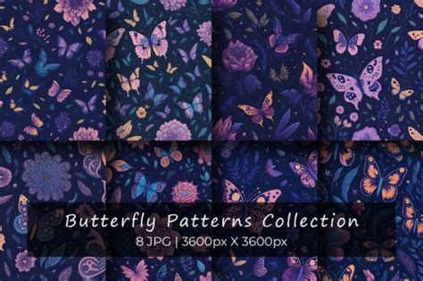 Download 684+ Butterfly Patterns Design Bundle Background Images