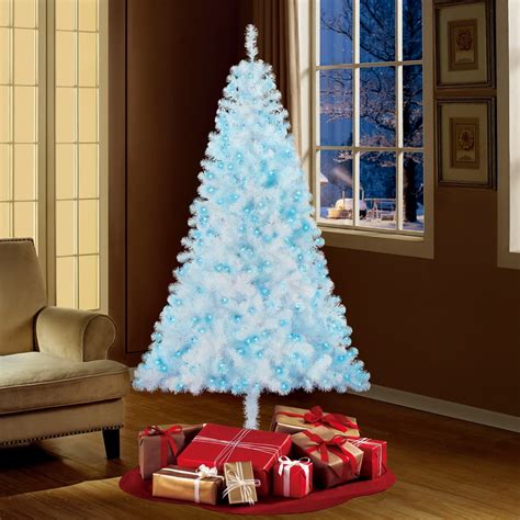 sininentuki.info:6ft white christmas tree with blue lights