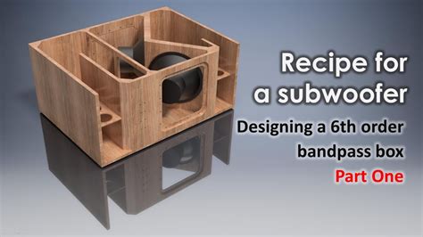 6th order bandpass box design using JL 10W6v3 Subwoofer box design
