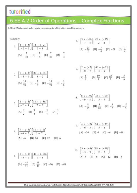 Achieve Math Mastery: 6th Grade Common Core Math Printable Worksheets to Help You Shine!
