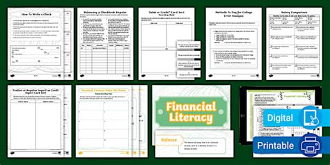 Unlock Financial Freedom with 6th Grade Financial Literacy Worksheets PDF!