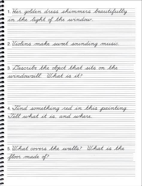Unlock Your Perfect Penmanship: 6th Grade Handwriting Worksheets PDF