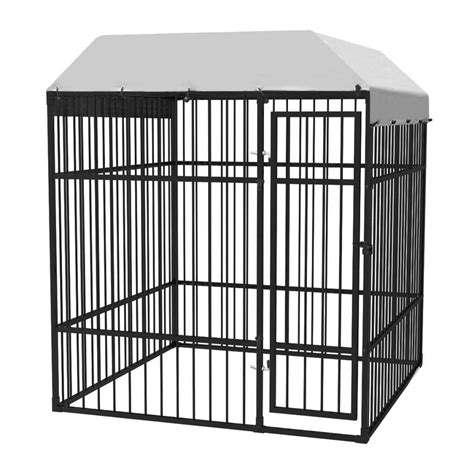 6x6 dog kennel panel with gate