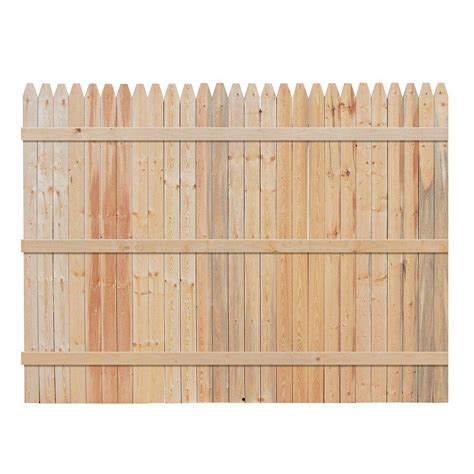 6x8 stockade fence
