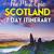 7 day itinerary scotland