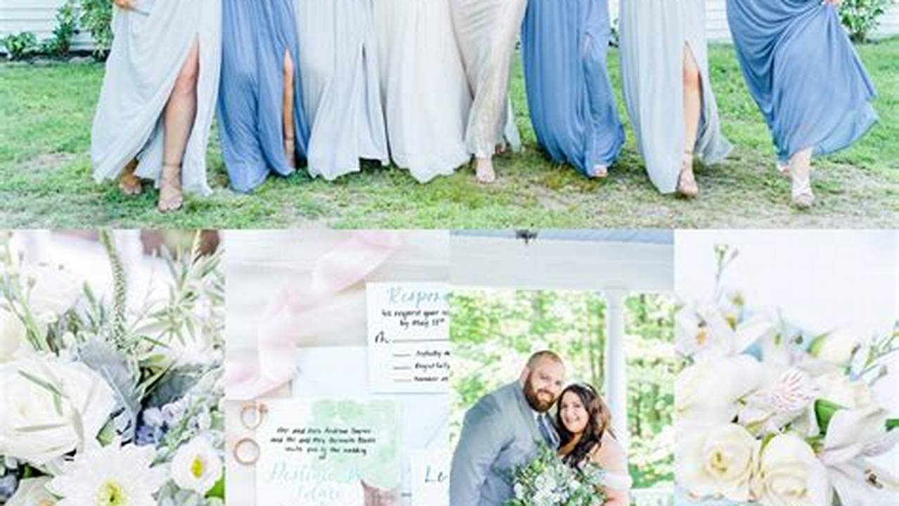 Unveil the Enchanting World of Dusty Blue: 7 Color Palettes to Captivate Your Wedding