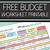 7 free printable budget worksheets