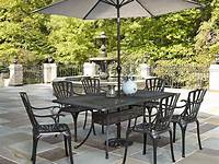Pilar Outdoor 7Piece Rectangle Foldable Wicker Dining Set with