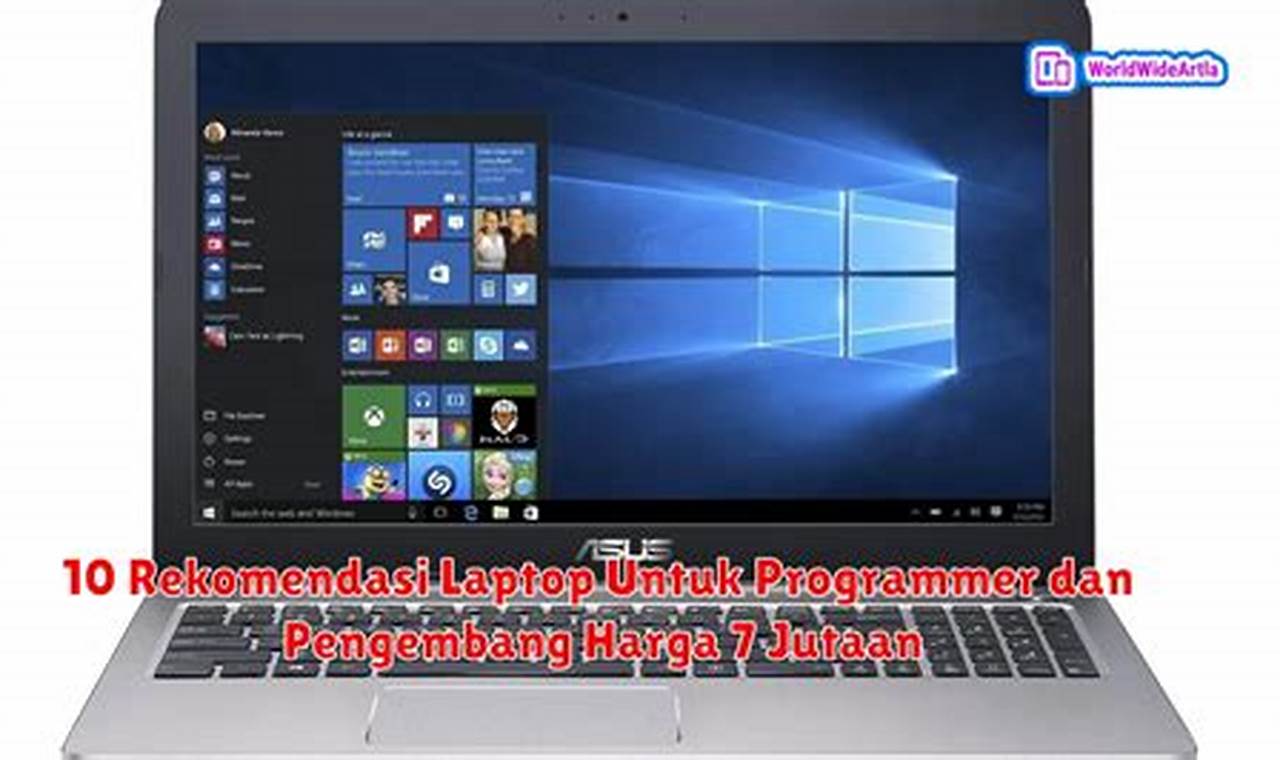 7 rekomendasi laptop untuk programmer dan harga