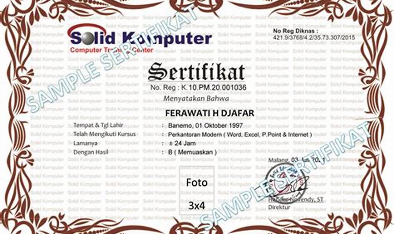 7 rekomendasi membuat sertifikat komputer online