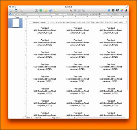 7 Address Label Template for Mac - SampleTemplatess - SampleTemplatess