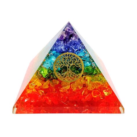 7 Chakra Orgone Pyramid