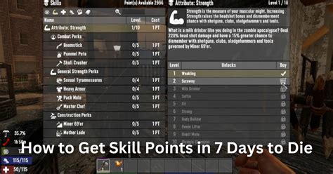 Elevate Your Gameplay with the 7 Days To Die Skill Calculator - The Ultimate Tool for Perfecting Your Survival Skills