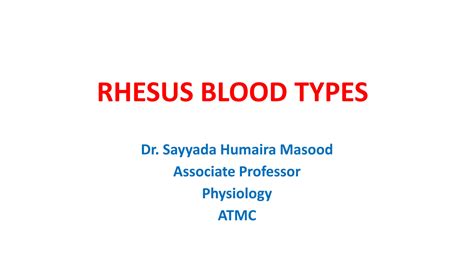 7 Key Insights on Rhesus Blood Type Significance Explained
