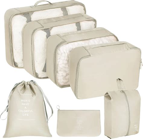 7 Piece Packing Cubes