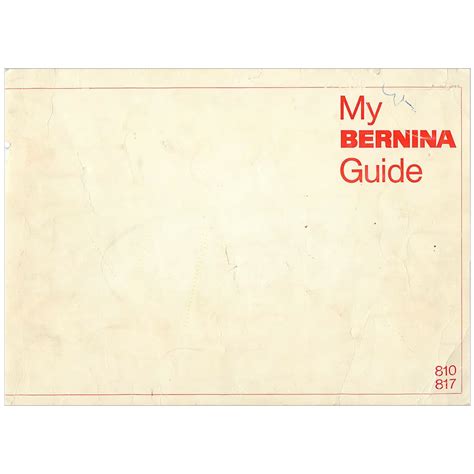 Bernina 810 Embroidery Machine