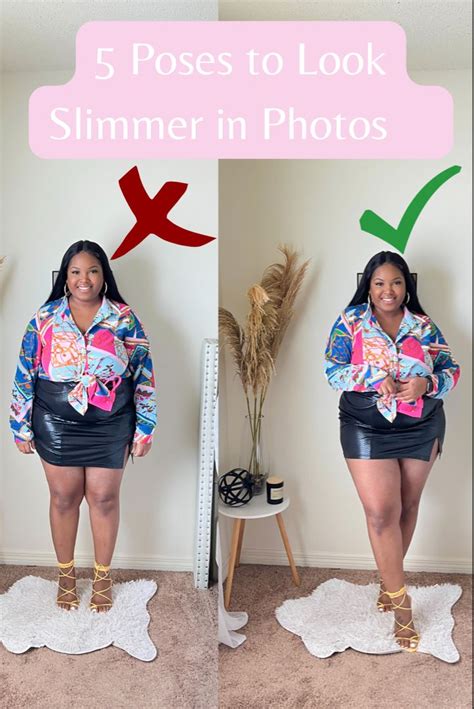 Tips and tricks for appearing slimmer in photographs