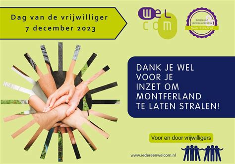 7 december dag van de vrijwilliger