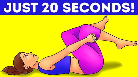 7 exercises to relieve back pain in 10 minutes