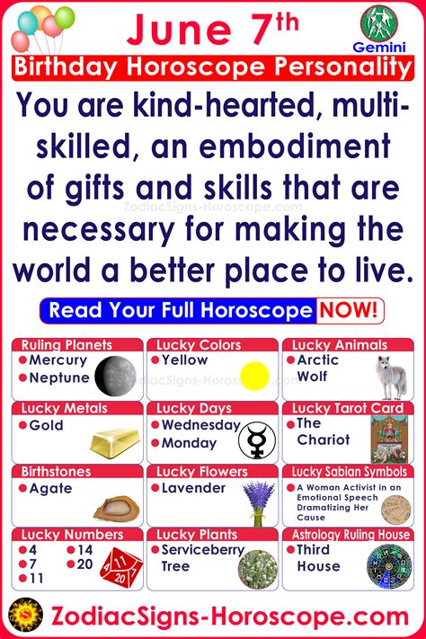 7 june personality