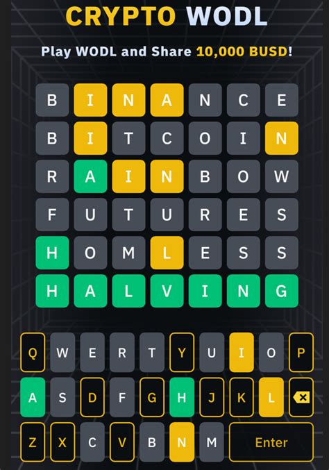 7 letter words binance