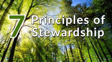 Famous 7 Principles Of Stewardship Updated