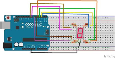 7 segment arduino code