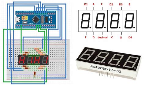 7 segment display code stm32