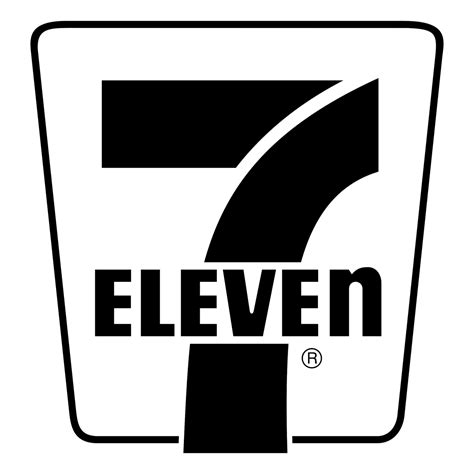 7-eleven logo black