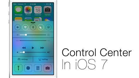7.  Customize the Control Center