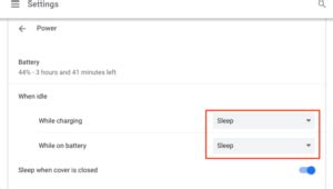 7. Check Lid Management Settings