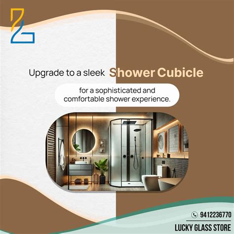 7. Create a statement with a sophisticated shower cubicle