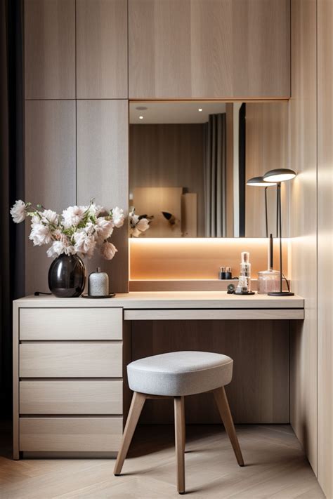 7. Create separation for a dressing table that’s also a study space