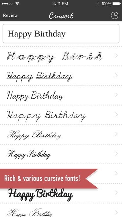 7. Cursive Converter