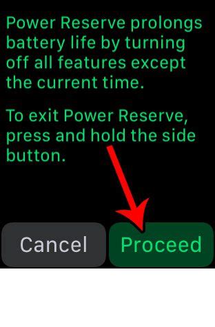 7. Enable Power Reserve mode