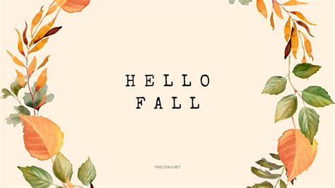 7. Hello Fall wallpaper