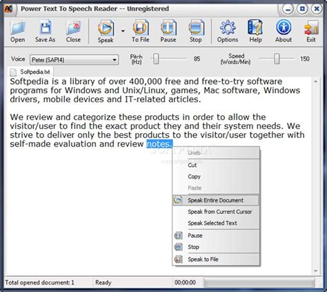 7. Power Text to Speech Reader
