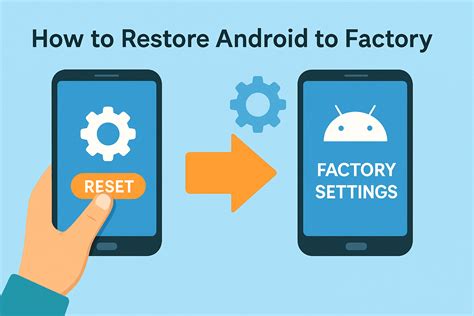 7. Restore Factory Settings to Your Android Device