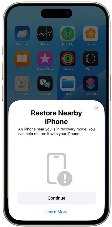 7. Restore your device as new