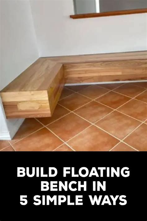 7. Simplify with a floating bench